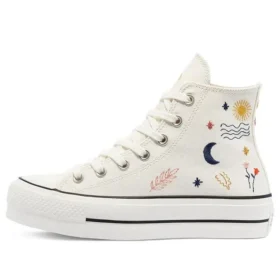 Chuck Taylor All Star Platform High « It’s Okay To Wander – Egret »