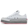 Chuck Taylor All Star Platform Layer Low « Logo Play – White »
