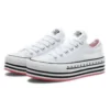 Chuck Taylor All Star Platform Layer Low « Logo Play – White »