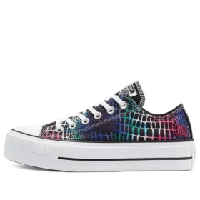 Chuck Taylor All Star Platform Low « Digital Daze – Crocodile Scales »