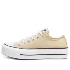 Chuck Taylor All Star Platform Low « Farro White »