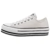 Chuck Taylor All Star Platform Low Top Semelle en éponge crémeuse