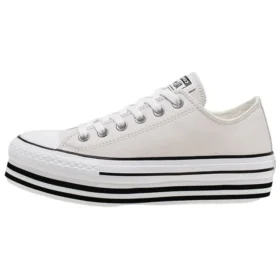 Chuck Taylor All Star Platform Low Top Semelle en éponge crémeuse