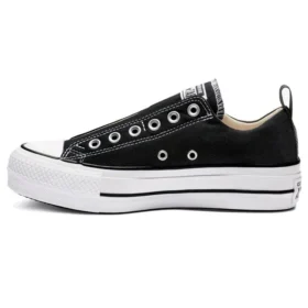 Chuck Taylor All Star Platform Slip Semelle Épaisse « Noir Blanc »