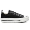 Chuck Taylor All Star Platform Slip Semelle Épaisse « Noir Blanc »