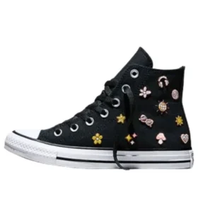 Chuck Taylor All Star Retro Embroidery « Black New Found Bloom »