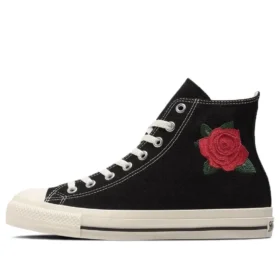 Chuck Taylor All Star Rose Embroidery Hi « Noir Blanc Rouge »