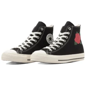 Chuck Taylor All Star Rose Embroidery Hi « Noir Blanc Rouge »