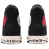 Chuck Taylor All Star Rose Embroidery Hi « Noir Blanc Rouge »