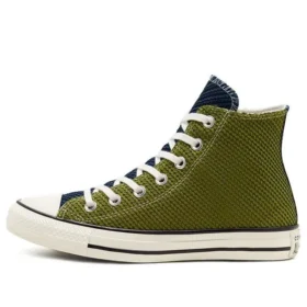 Chuck Taylor All Star Runway Cable Yellow Green Hi Sneakers « Vert Jaune »