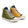 Chuck Taylor All Star Runway Cable Yellow Green Hi Sneakers « Vert Jaune »