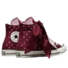 Chuck Taylor All Star Scarf Bow « Deep Bordeaux Egret »
