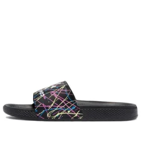 Chuck Taylor All Star Slide Paint Splatter « Noir Rose »