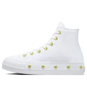 Chuck Taylor All Star Studded Lift Platform « White Gold »