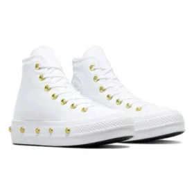 Chuck Taylor All Star Studded Lift Platform « White Gold »