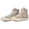Chuck Taylor All Star US Leather Python HI « Natural »