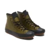 Chuck Taylor All Star Winter Leather High « Dark Moss »