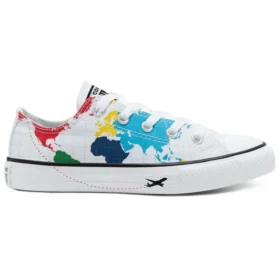 Chuck Taylor All Star World Map « Blanc Bleu Rouge »