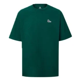 Chuck unisexe brodée en tricot vert
