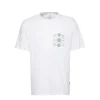 Converse Creative Sports pour homme, col rond, manches courtes, blanc