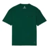 Converse Renew pour homme, couleur unie, coupe ample, poche, manches courtes, vert