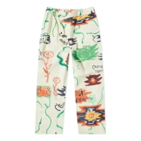 Converse x Come Tees Pantalon chino à triangle sur le devant, tailles asiatiques « Come Tees Floral »