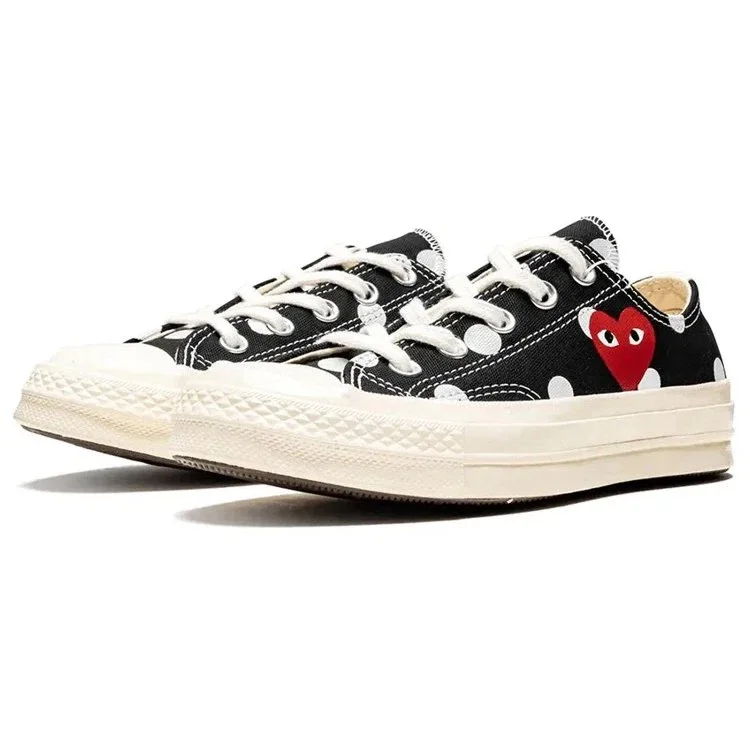 Converse x COMME des GARCONS Chuck 70 Low « Black Polka Dot » Converse x COMME des GARCONS Chuck 70 Low « Black Polka Dot »