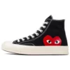 Converse x COMME des GARCONS PLAY Chuck 70 Hi « Black Red » Converse x COMME des GARCONS PLAY Chuck 70 Hi « Black Red »