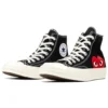Converse x COMME des GARCONS PLAY Chuck 70 Hi « Black Red » Converse x COMME des GARCONS PLAY Chuck 70 Hi « Black Red »