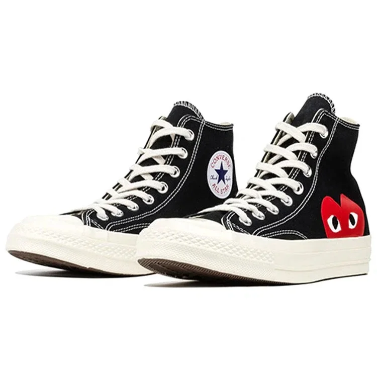 Converse x COMME des GARCONS PLAY Chuck 70 Hi « Black Red » Converse x COMME des GARCONS PLAY Chuck 70 Hi « Black Red »