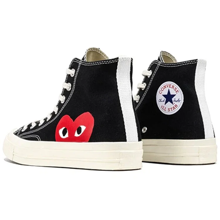Converse x COMME des GARCONS PLAY Chuck 70 Hi « Black Red » Converse x COMME des GARCONS PLAY Chuck 70 Hi « Black Red »