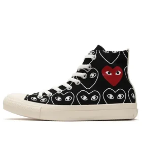 Converse x COMME des GARCONS PLAY Chuck 70 Hi Heart Print « Black »