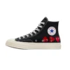 Converse x COMME des GARCONS PLAY Chuck 70 Hi « Multi-Heart Black »