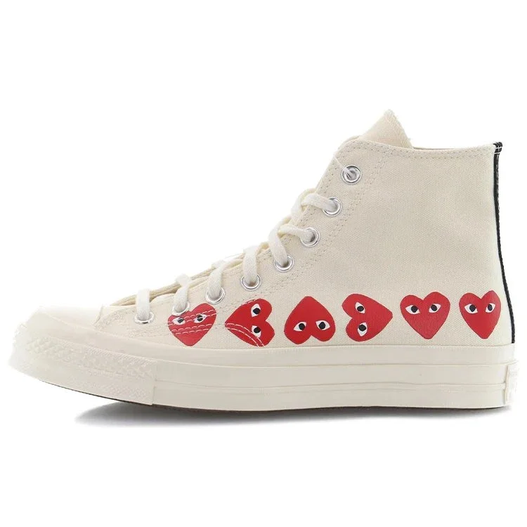 Converse x COMME des GARCONS PLAY Chuck 70 Hi Top « Multi Heart » Converse x COMME des GARCONS PLAY Chuck 70 Hi Top « Multi Heart »