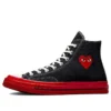 Converse x COMME des GARCONS PLAY Chuck 70 High « Black Red »