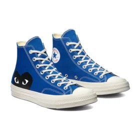 Converse x COMME des GARCONS PLAY Chuck 70 High « Blue Quartz »