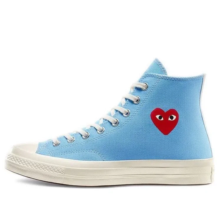 Converse x COMME des GARCONS PLAY Chuck 70 High « Bright Blue » Converse x COMME des GARCONS PLAY Chuck 70 High « Bright Blue »