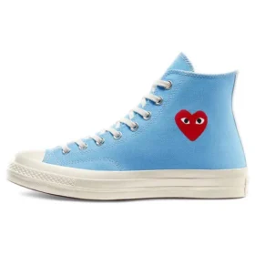 Converse x COMME des GARCONS PLAY Chuck 70 High « Bright Blue »