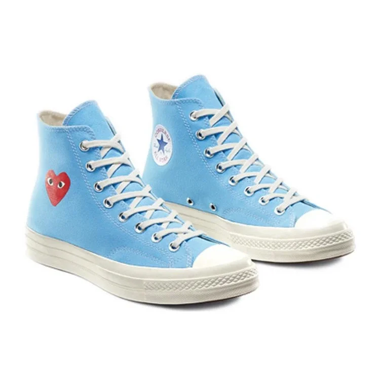 Converse x COMME des GARCONS PLAY Chuck 70 High « Bright Blue » Converse x COMME des GARCONS PLAY Chuck 70 High « Bright Blue »