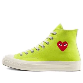 Converse x COMME des GARCONS PLAY Chuck 70 High « Bright Green »