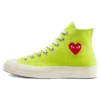 Converse x COMME des GARCONS PLAY Chuck 70 High « Bright Green »