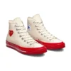 Converse x COMME des GARCONS PLAY Chuck 70 High « Pristine Red »