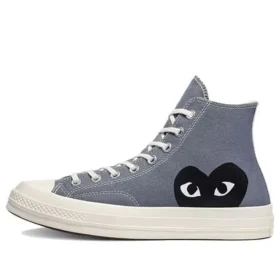 Converse x COMME des GARCONS PLAY Chuck 70 High « Steel Grey »
