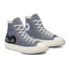 Converse x COMME des GARCONS PLAY Chuck 70 High « Steel Grey » Converse x COMME des GARCONS PLAY Chuck 70 High « Steel Grey »