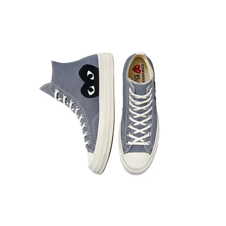 Converse x COMME des GARCONS PLAY Chuck 70 High « Steel Grey » Converse x COMME des GARCONS PLAY Chuck 70 High « Steel Grey »