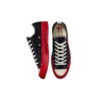 Converse x COMME des GARCONS PLAY Chuck 70 Low « Black Red »