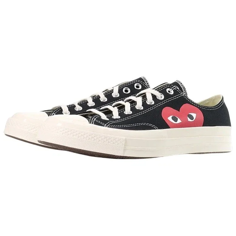 Converse x COMME des GARCONS PLAY Chuck 70 Low « Black White » Converse x COMME des GARCONS PLAY Chuck 70 Low « Black White »