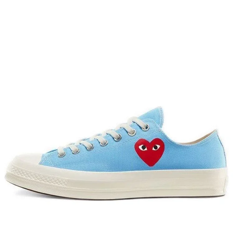 Converse x COMME des GARCONS PLAY Chuck 70 Low « Bright Blue » Converse x COMME des GARCONS PLAY Chuck 70 Low « Bright Blue »