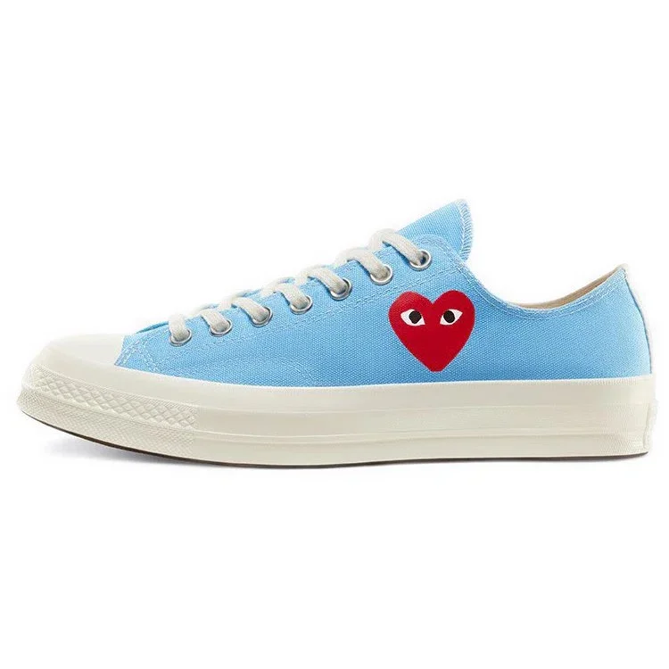 Converse x COMME des GARCONS PLAY Chuck 70 Low « Bright Blue » Converse x COMME des GARCONS PLAY Chuck 70 Low « Bright Blue »