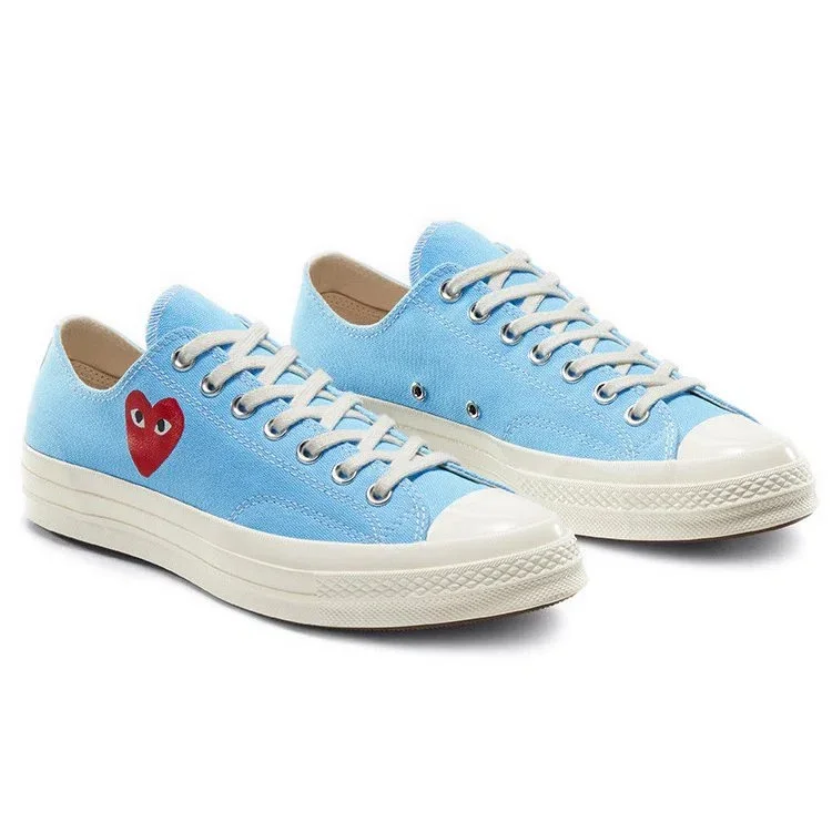 Converse x COMME des GARCONS PLAY Chuck 70 Low « Bright Blue » Converse x COMME des GARCONS PLAY Chuck 70 Low « Bright Blue »